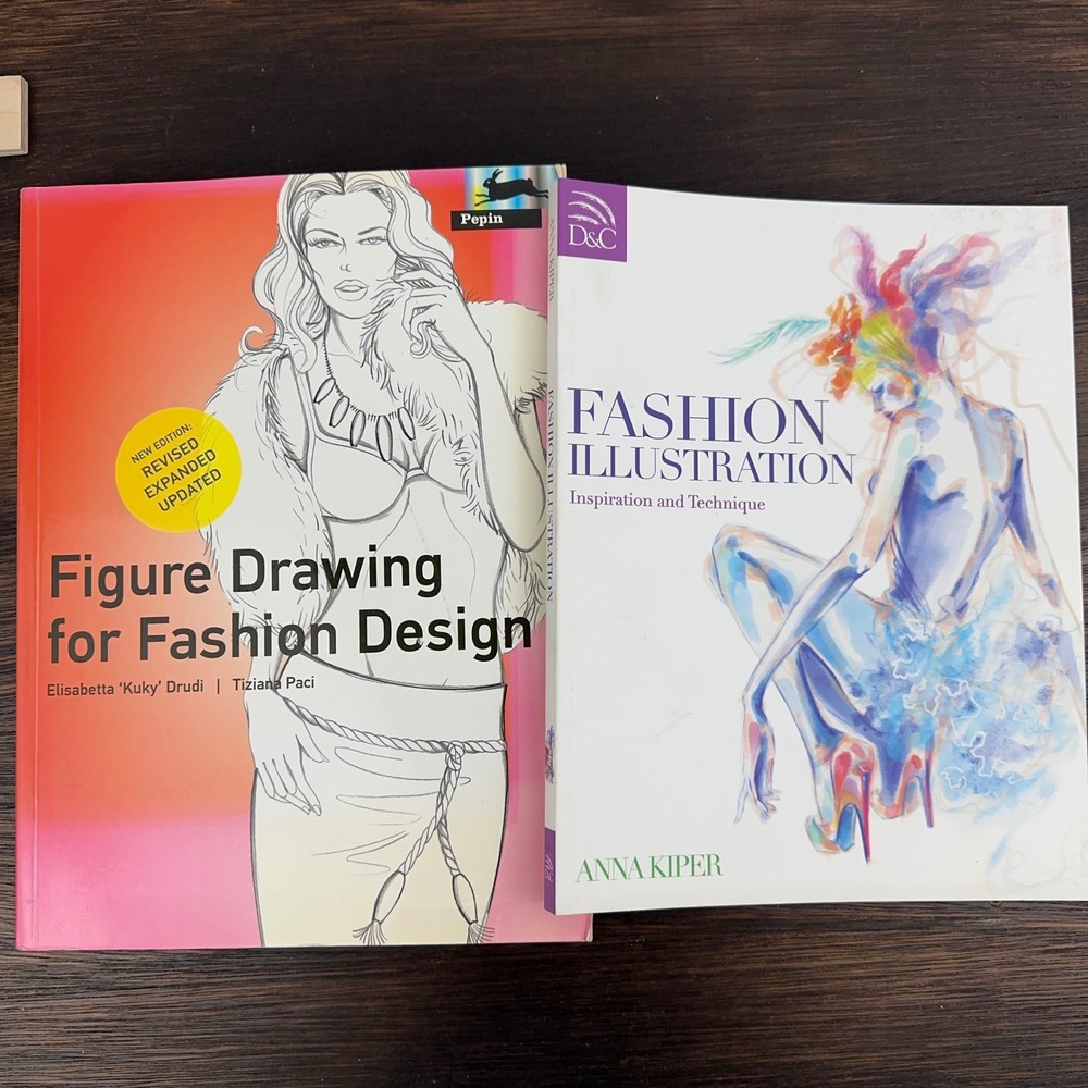 Fashion Illustration & Figure Drawing for Fashion Design 2 Book Set Drudi Kiper